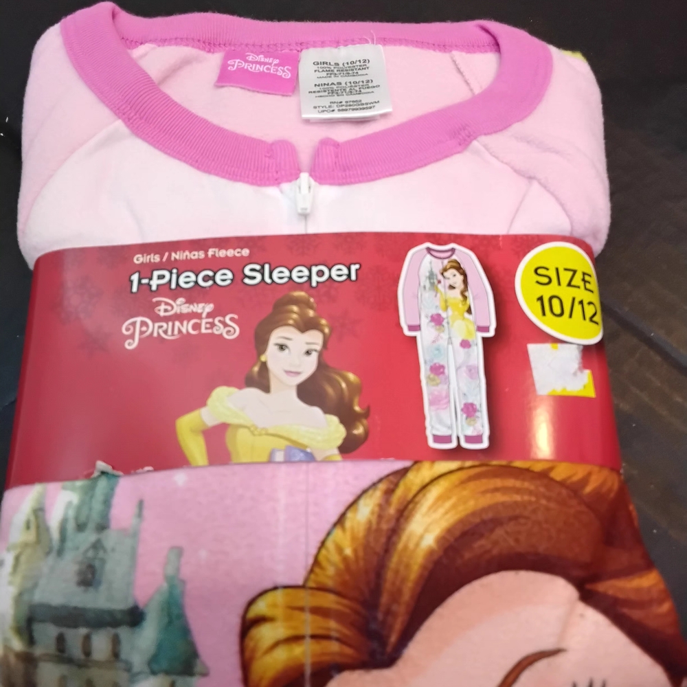 Disney Princess Pink Fleece Sleeper